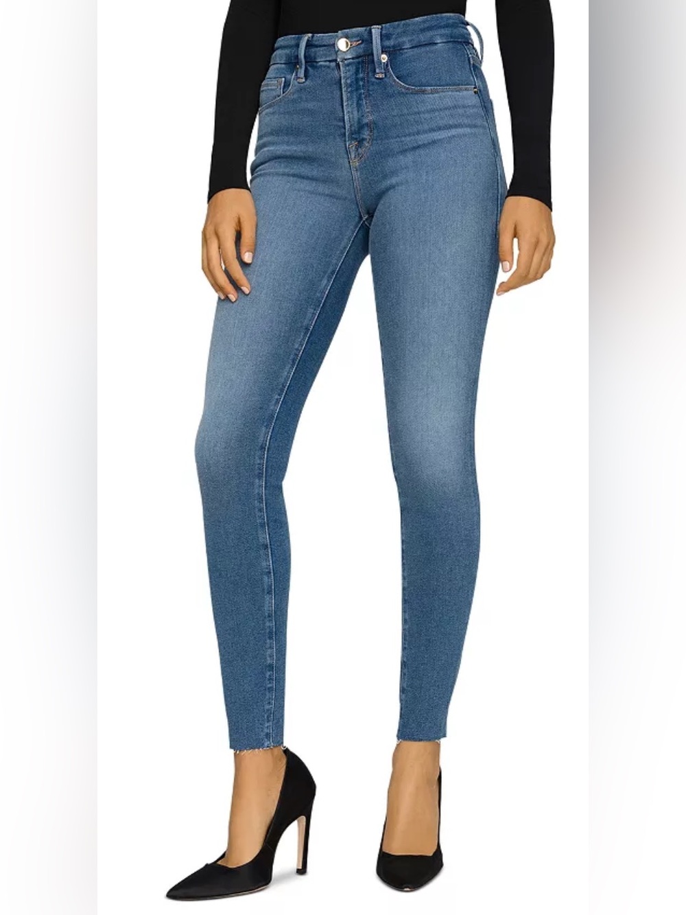 Good Legs Skinny Jean by Good American 18 Blue 665